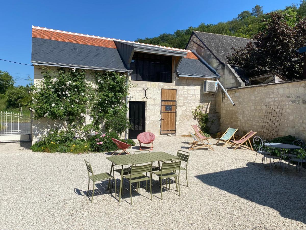 Studio Indre Climatise, La Halte De Cuze, Aux Abords De La Loire A Velo Huismes Eksteriør bilde